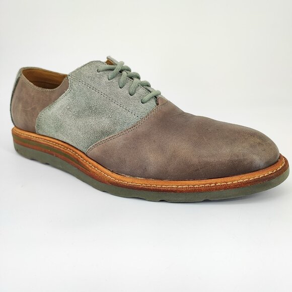 Cole Haan Vibram Men\'s Size 9.5M US Leather Brown Oxford Shoes Casual C12028 main image 7